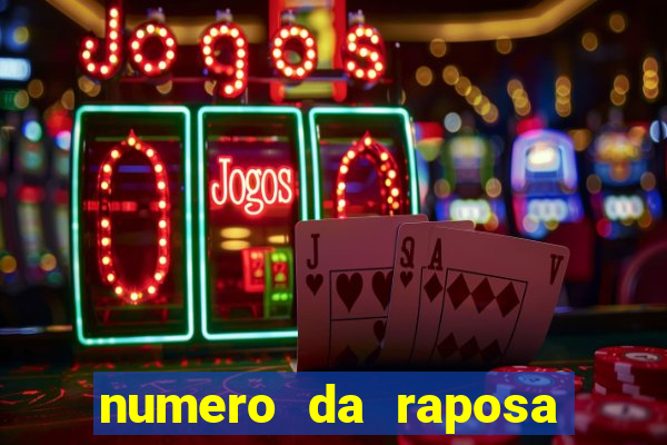 numero da raposa jogo do bicho