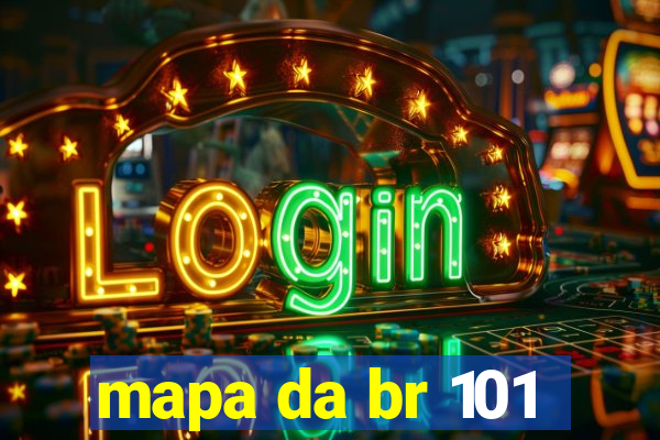 mapa da br 101