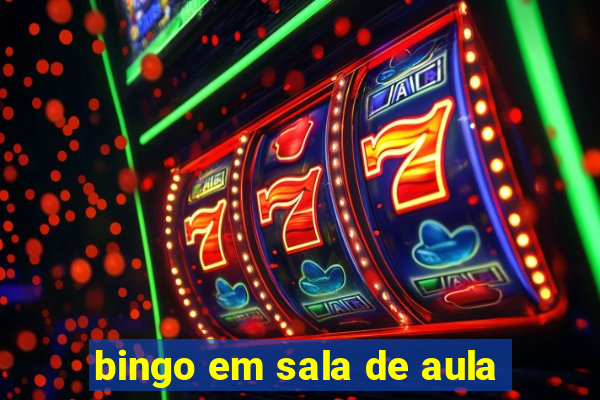 bingo em sala de aula