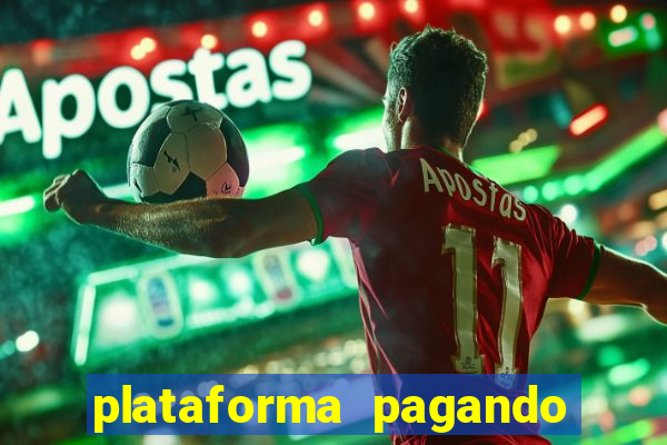 plataforma pagando bonus no cadastro