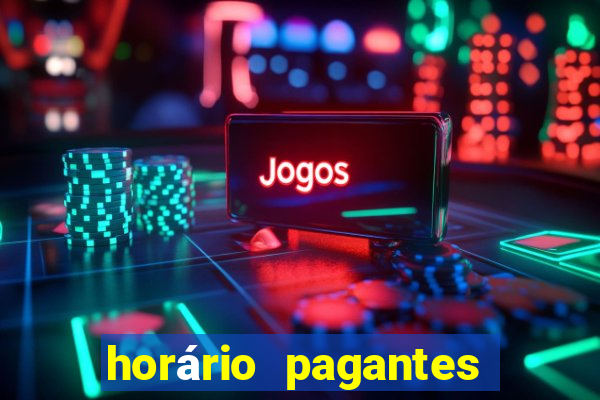 horário pagantes do fortune tiger