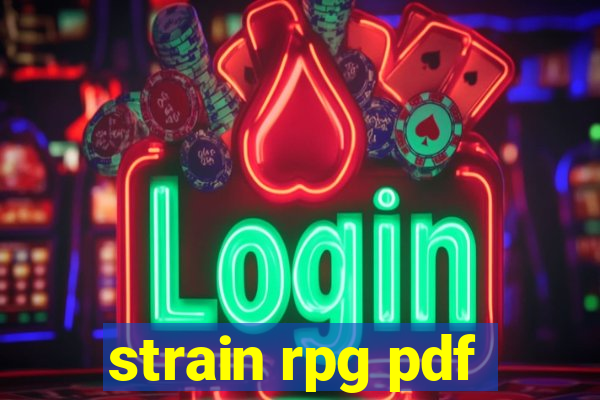 strain rpg pdf