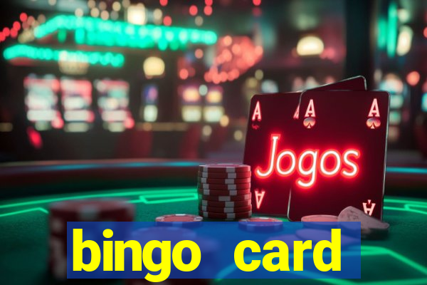 bingo card generator with pictures