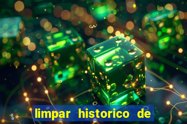 limpar historico de apostas bet365