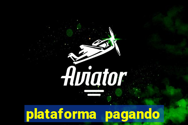 plataforma pagando no cadastro