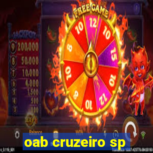 oab cruzeiro sp