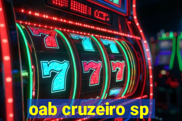 oab cruzeiro sp