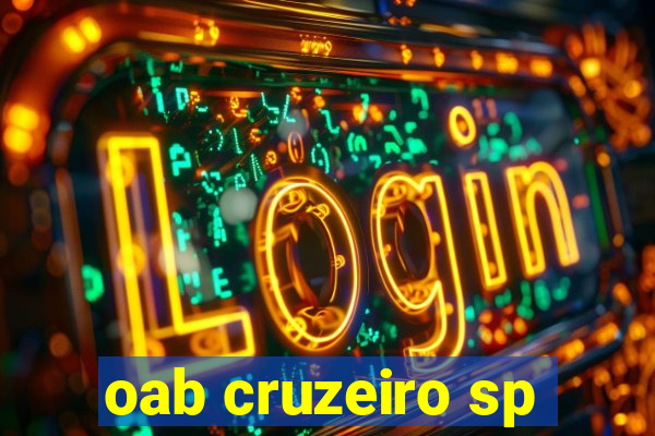 oab cruzeiro sp