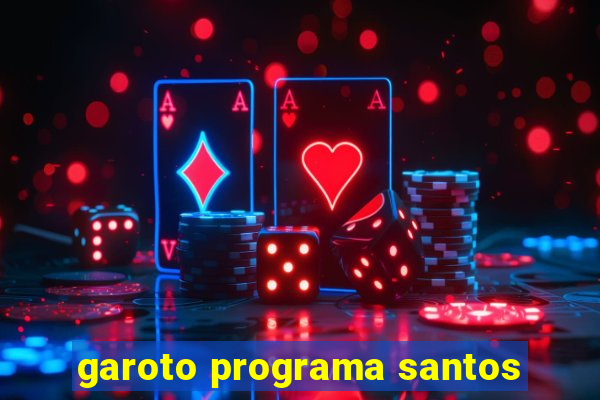 garoto programa santos