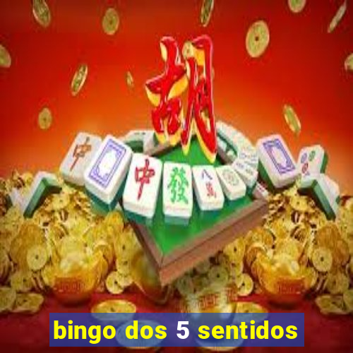 bingo dos 5 sentidos