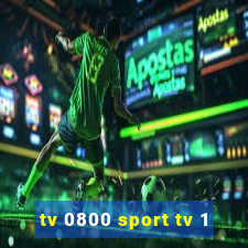 tv 0800 sport tv 1