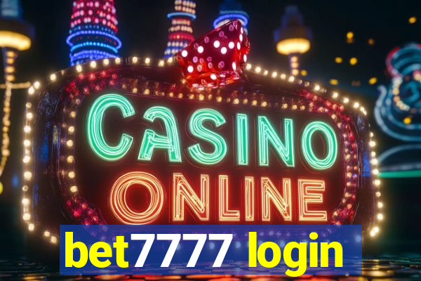 bet7777 login