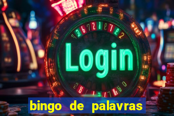 bingo de palavras de natal