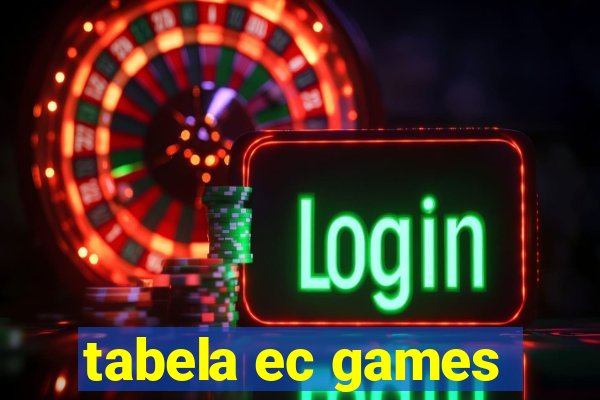 tabela ec games