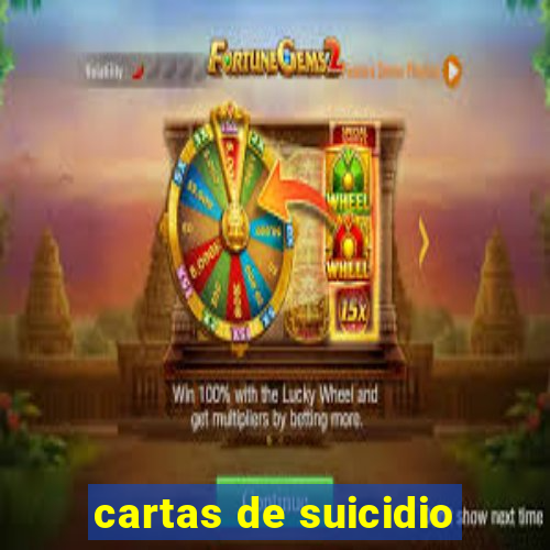 cartas de suicidio