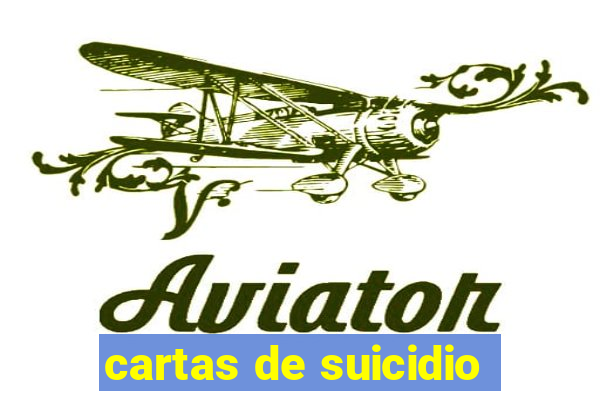 cartas de suicidio