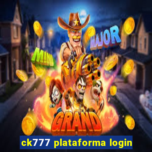 ck777 plataforma login