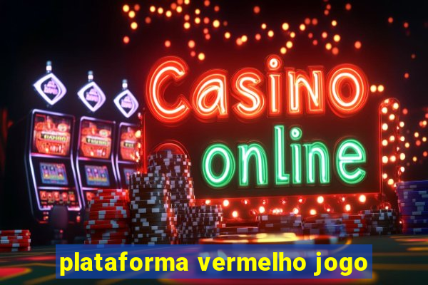 plataforma vermelho jogo