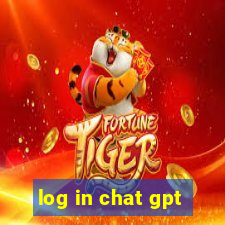 log in chat gpt