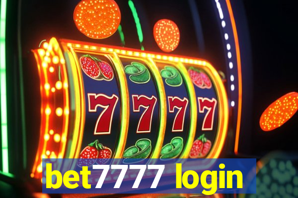 bet7777 login