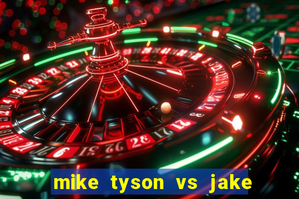 mike tyson vs jake paul assistir online