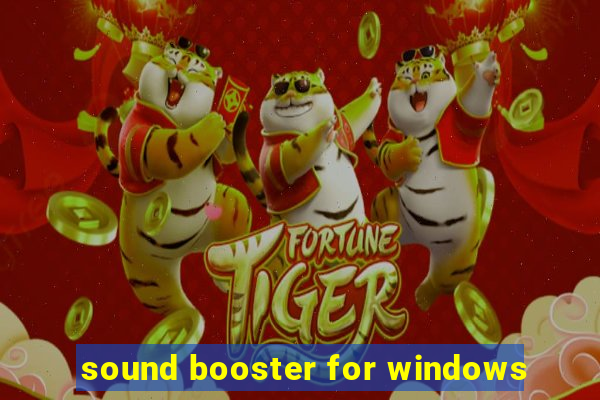 sound booster for windows