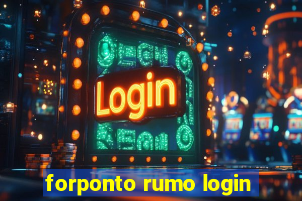 forponto rumo login