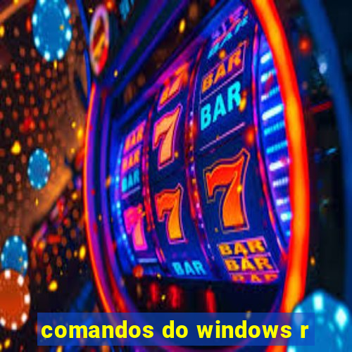 comandos do windows r