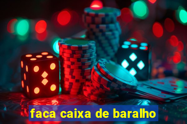 faca caixa de baralho